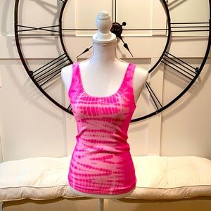 Pink Tie-dye Tank Top